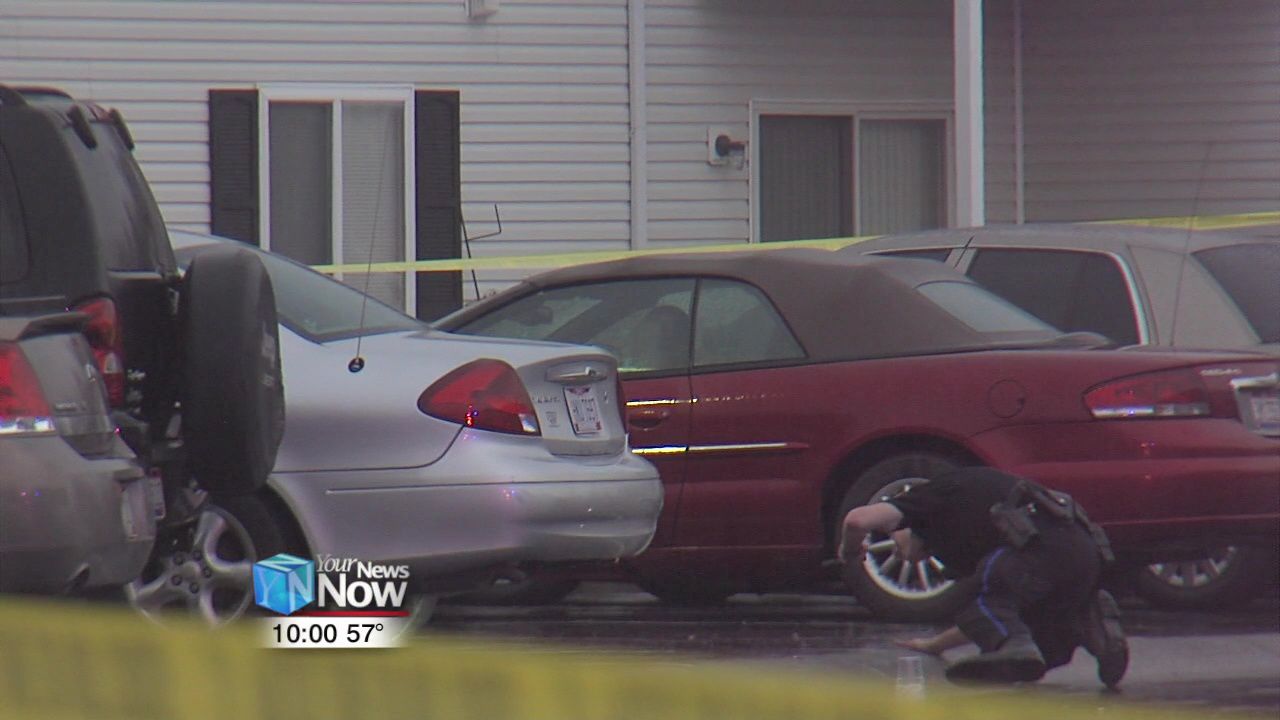Police investigating a shooting at Willow Lakes Apartments 1.jpg